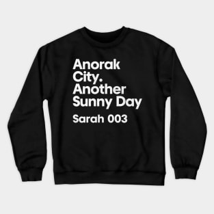 Sarah 003 - Anorak City - Minimalist Fan Design Crewneck Sweatshirt